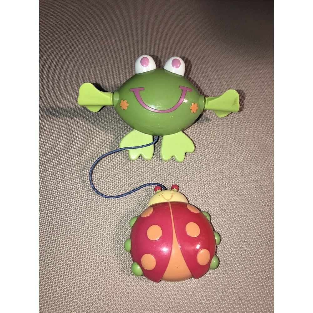 Toys R Us‎ Bath Wind Up Toy Green Frog Red Ladybug Baby Infant